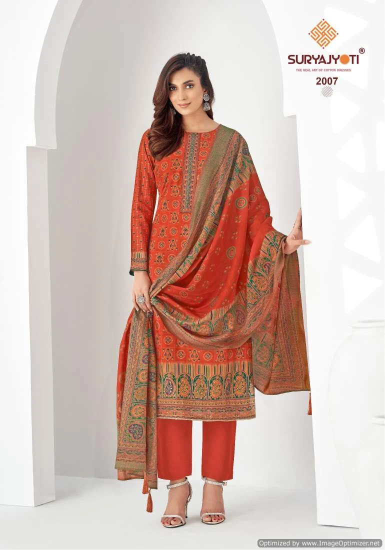 Suryajyoti Pushpa Vol 2 Modal Cotton Wholesale Salwar Suit Catalog — Wholesale Salwar Suits, MPA wholesale from Surat - Gallery Image 4